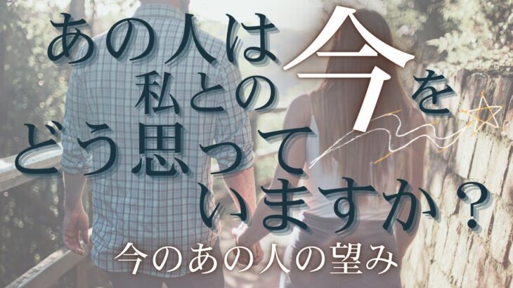 あの人は私との「今」をどう思っていますか？ 【 恋愛 気持ち タロット オラクル カード 占い 】
