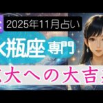 【水瓶座♒2025年11月】あなたの世界が広がる🌍️可能性に満ちた世界が到来🚪水瓶座の運勢占い