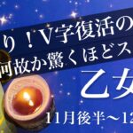 おとめ座♍️2025年11月後半〜12月前半🌝 来る！復活と逆転の呼びかけ、もう邪魔は入らない、後押しの流れ、この収穫は本物