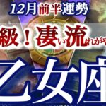 乙女座 12月前半運勢【吉報！ひっくり返る！新旧交代の運気】負のパターンはもう手放して　　おとめ座　2025年１２月　タロットリーディング　Virgo  December