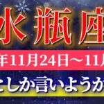 水瓶座 【 みずがめ座 ♒ 】 毎週タロット (2025年11月24日の週) 大転機！水瓶座、安定から未来が加速する✨🔑 Aquarius タロット占い タロットリーディング
