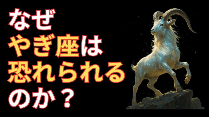 【99%の人は知らない】なぜやぎ座が最も恐れられるのか？やぎ座を絶対敵にしてはいけない理由