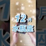 12月水瓶座運勢 #shorts #水瓶座 #星座占い