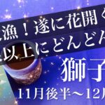 しし座♌️2025年11月後半〜12月前半🌝すごいよ、これ笑、とにかく受け取る！あっちからもこっちからも、大漁のプレゼント、可能性が花開きすぎ