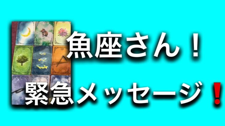 【2025⭐️素晴らしい締めくくりの月になる✨魚座さんへ表示されています】⚡️ここから１ヶ月😱全体運⭐️仕事運⭐️恋愛運🩷人間関係🩷ガッツリ読み解きました🃏