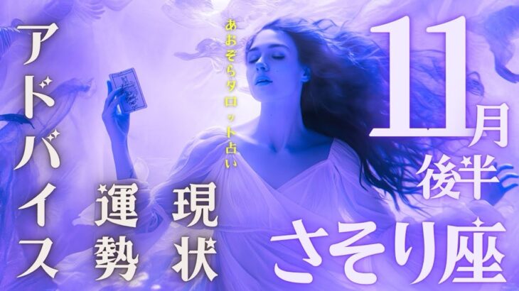 #蠍座#タロット占い 【11月後半運勢】