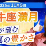 2025年11月5日【牡牛座満月🌕】魂が望む 真の豊かさ【占い】【開運】
