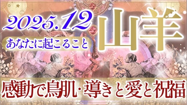 【やぎ座さん⛄️】12月あなたに起こること❄️さすがの山羊座さん‼️貴方は本当に必要とされています👏‼️不安は終わり報われていく✨チャンス掴み前進💫【タロット・ルノルマン・オラクルカード占い】
