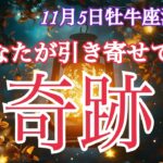 【11月5日牡牛座満月🌕】あなたが引き寄せている奇跡✨ミラクル💓個人鑑定級タロット🔮⚡️