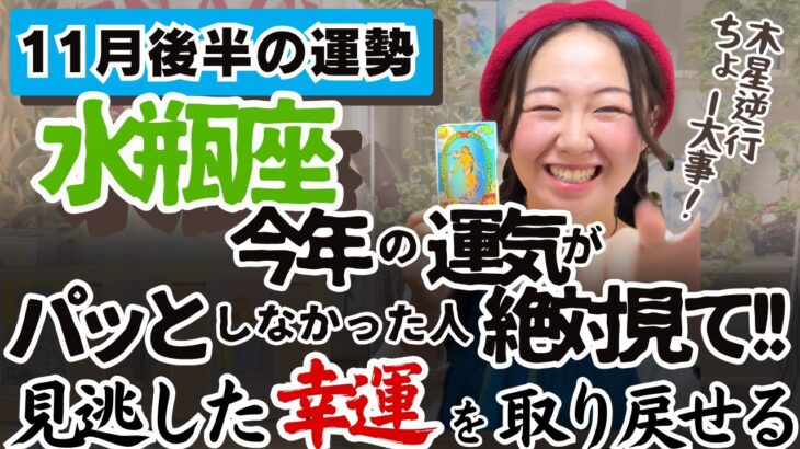 次の世界に向かう前の中間の世界にいる【水瓶座11月後半の運勢】
