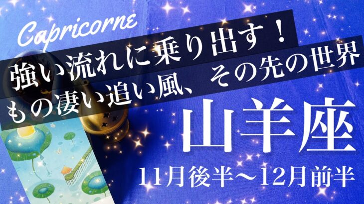 やぎ座♑️2025年11月後半〜12月前半🌝 やぎ座さん、流れ来た！遂に叶い始める！成就、ゴールの先、開いた扉の向こう側の風景