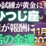 【牡羊座♈金運】5年間の歩みが光に変わる✨11月後期は復活の金運上昇期【12星座】