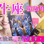 【牡牛座】2025年12月　こんなことある？！相当な強運、来てます・・・！