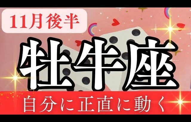 11月後半【牡牛座】〜✨自分に正直に動く✨〜【ルノルマンカード＆オラクルカードリーディング】