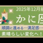 【かに座】12月前半✨満足できる結果が訪れる、変化を強く望むことの大切さ✦オラクルカードリーディング 2025