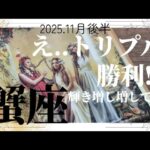 【11月後半💚】蟹座さんの運勢♋️え…トリプル勝利!?輝き増し増しの11月後半になりそう😍