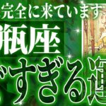 来年どうなる!?【2026年運勢🎍】100%見て✨水瓶座さん2026年に訪れる未来が最高です🌈【鳥肌級タロットリーディング】