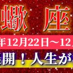 蠍座 【 さそり座 ♏ 】 毎週タロット ( 2025年12月 22日の週) 奇跡の大転機！本音を貫いた先に神展開✨🔑 Scorpio タロット占い タロットリーディング