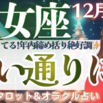 【乙女座】もう決まってる！思い通りに進んじゃう！超シンクロメッセージあり♥️【仕事運/対人運/家庭運/恋愛運/全体運】12月後半 タロット占い