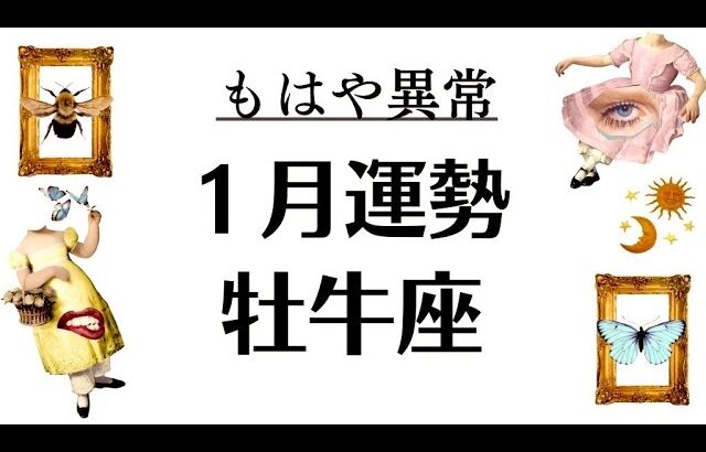 牡牛座が史上最強にツイてる驚愕の１月。あなたは本当にラッキー🫵心の声漏れた。2026年の全体運勢💘仕事恋愛評価や印象不安解消💘個人鑑定級タロットヒーリング Tarot & Oracle