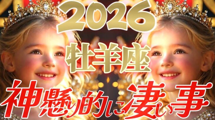 【2026】ガチで因果応報😲牡羊座さんは神様が降りてきます👑【神懸り的に凄い事】♾️タロット占い♾️