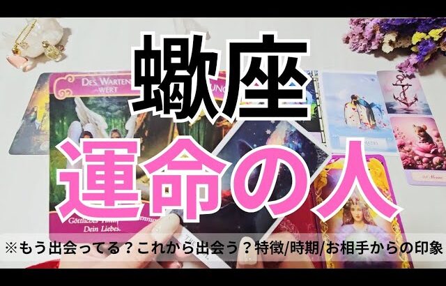 【蠍座】運命のお相手💕🌟特徴/相手からの印象/時期やシチュエーション/2人の未来💖タロット占い🔮