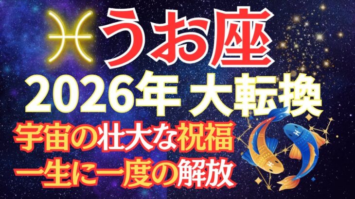 【魚座2026年】伏線回収。魂を縛っていた“重力”が消える年 #うお座 #星座占い #占星術 #12月の運勢 #2026年運勢 年運勢