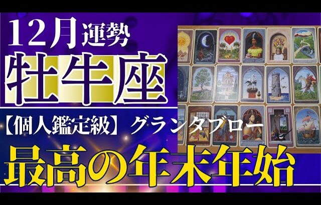 【牡牛座♉️12月運勢】うわっすごい！個人鑑定級のグランタブローリーディング✨最高の年末年始が待ってます✨特に新年の満月はありえない奇跡の扉が開く（仕事運　金運）タロット＆オラクル＆ルノルマンカード