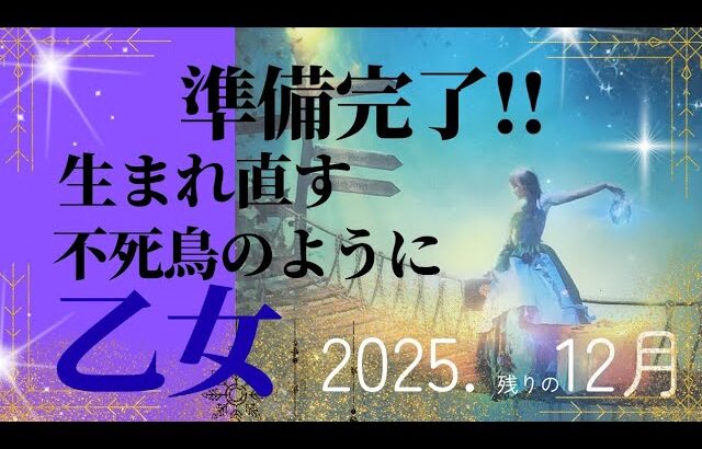 【2025.12月🎁】乙女座さんの運勢♍️準備完了!!生まれ直す✨不死鳥のように🐦‍🔥