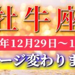牡牛座 【 おうし座 ♉ 】 毎週タロット ( 2025年12月 29日の週)祝福が降り注ぐ神展開✨ 豊かさを楽しむ1週間✨🔑 Taurus タロット占い タロットリーディング