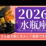 【水瓶座】2026年間リーディング／煌めく光が灯る！自分の中にも、未来の展望にも🌏🕊✨【タロット】【運勢】【占い】【みずがめ座】