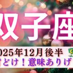 【ふたご座12月後半】心の雪どけ☺️❄️なんだか意味ありげなカードが‼️優しさあふれる双子座さん最高🥰♊️🩷