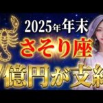 【蠍座】【2025年年末】さそり座の金運が異常なほど急上昇します。「7億円」の予兆を見逃さないで。