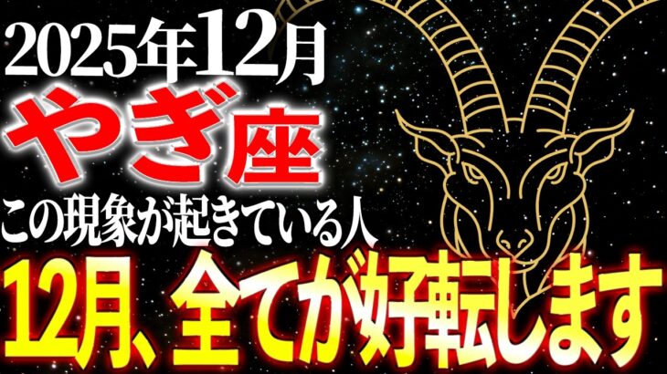 【山羊座】※15秒以内に確認！7年間の試練が終わります。信じられない逆転が始まる12月 | 天音の12星座