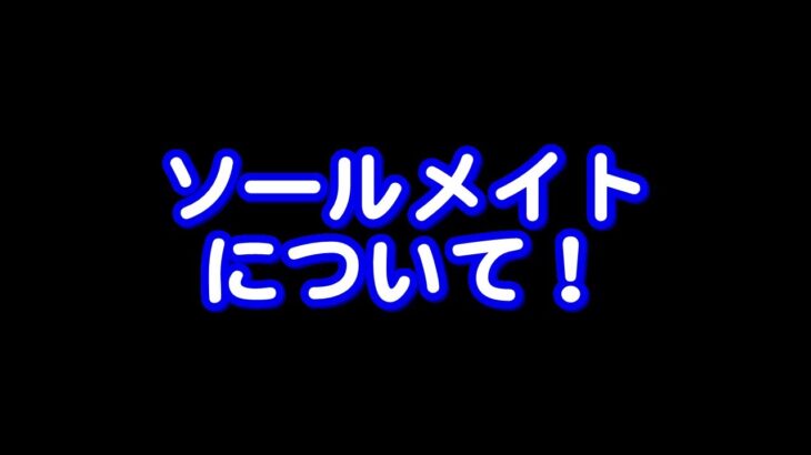395ライブ配信　ソールメイトについて！