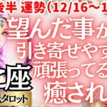 【♋蟹座さん💖12月後半運勢】〈引き寄せ力が強い今こそ、自分の望みを明確にしよう😊そして頑張ってきた自分をたっぷり癒して💗来年に備えて👍〉 人生幸転タロットリーディング 占い かに座 太陽星座・月星座