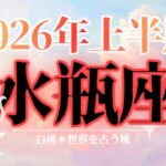 水瓶座♒️2026年上半期☆夢を掘り起こす！！復活への半年😄