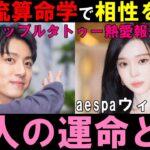 匂わせ熱愛報道で大炎上！二人の運命とは【英治流算命学で見る】ジョングクとウィンターの相性を見る【BTS aespa】
