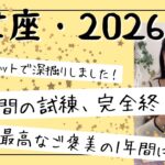 【乙女座】2026年、生まれ変わりの年！試練が完全に終わり、新たな人生のフェーズへ！