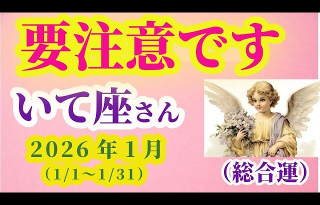 【射手座】2026年 1月のいて座 の総合運。