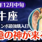 【牡牛座】2025年12月中旬、おうし座｜年末ジャンボ最強購入日！金運の神が降りる日