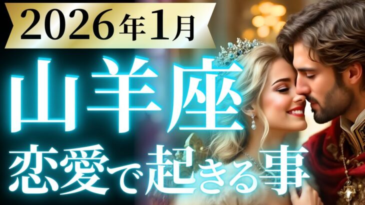 【山羊座1月の恋愛運💗】やぎ座さん史上最高＆最強のお誕生月❗️ハンパないギフト来ます🎁運勢をガチで深堀り✨マユコの恋愛タロット占い🔮