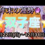 双子座♊️さん⭐️12月22日(月)〜12月31日(水)🔮素晴らしい展開です‼️ご縁が幸せを呼び込む時🌈