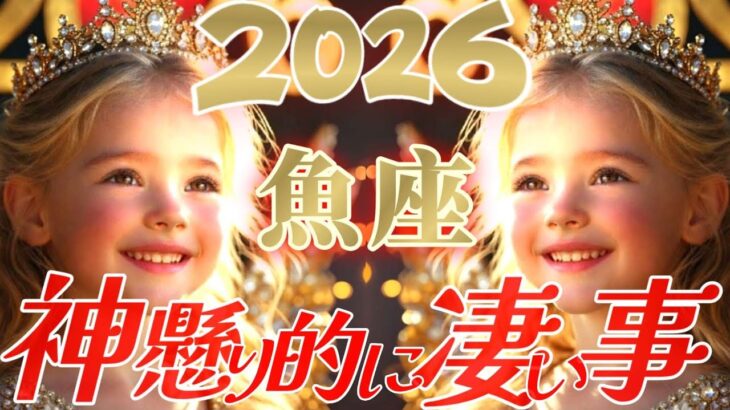 【2026】嬉しい誤算！魚座さんのガチで神懸り的に凄い事👑『こんな事になるとは思わなかった』♾️タロット占い♾️