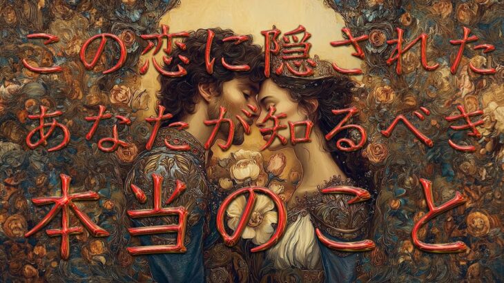 この恋に隠された、あなたが知るべき「本当のこと」💓