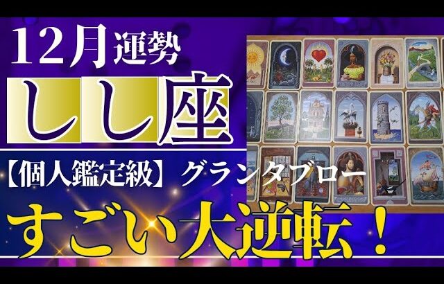 【獅子座♌️12月運勢】うわっすごい！個人鑑定級のグランタブローリーディング✨びっくり大逆転✨あなたの実力はこんなもんじゃない　奇跡の扉が開く（仕事運　金運）タロット＆オラクル＆ルノルマンカード