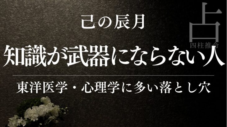 【四柱推命】東洋医学を学んでも稼げない理由｜知識止まりで終わる人の共通点