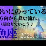 【2025.12月🎁】魚座さんの運勢♓️勢いにのっている!!多方向から良い流れ🌈軽い足取りでこう♪