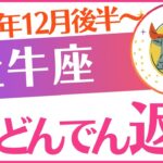 【牡牛座】2025年12月後半～おうし座♉「大どんでん返し‼️」