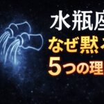 水瓶座が黙る理由5選｜静かになった本当の心理とは